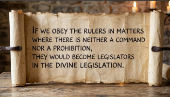 Obeying the ruler in that which the Shariah has neither commanded nor prohibited