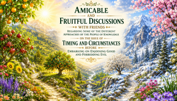 Amicable and Fruitful Discussions With Mature Friends On Enjoining Good and Forbidding Evil