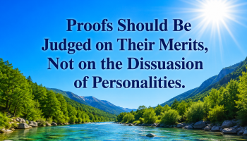 Clear proofs always take precedence over mere objections of personalities